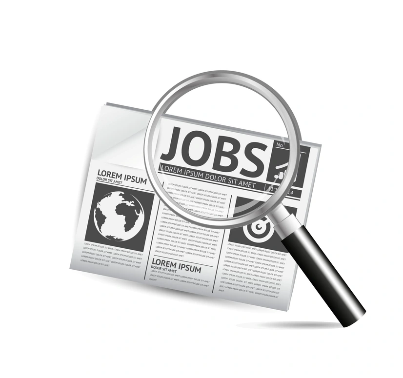 Customer service representative with headset working on laptop